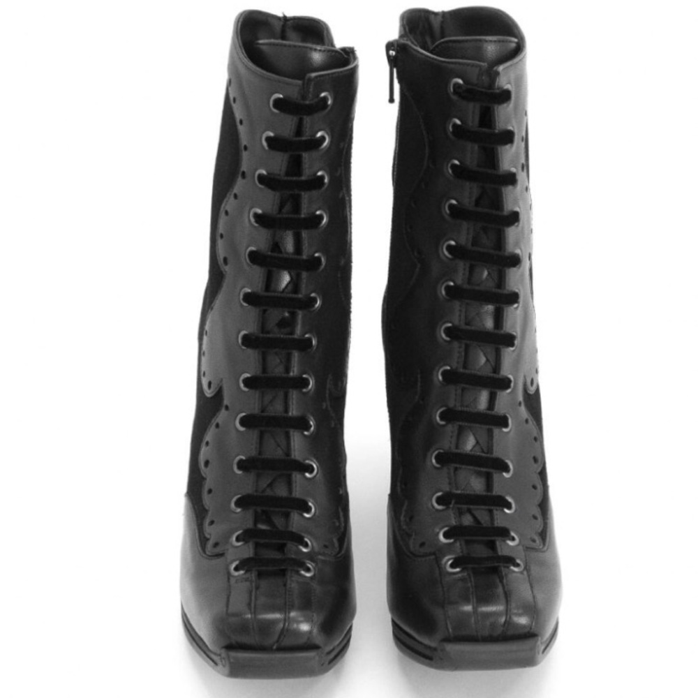John FLUEVOG size 9, LACE UP boots Queen of Prussia - Picture 6 of 10